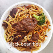 Black Bean Beef Noodle